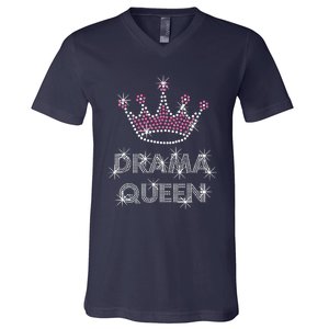 Drama Queen Acting Actress Film Student V-Neck T-Shirt