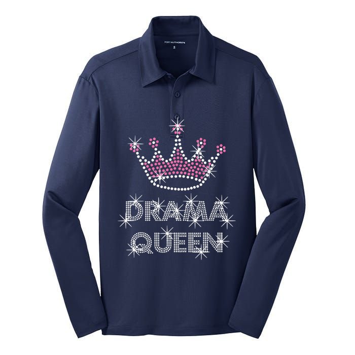 Drama Queen Acting Actress Film Student Silk Touch Performance Long Sleeve Polo