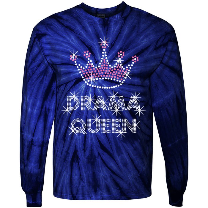 Drama Queen Acting Actress Film Student Tie-Dye Long Sleeve Shirt