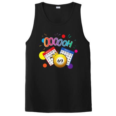 Drag Queen Bingo Funny Oooooh 69 Bingo Fan Lgbt Bingo Ball PosiCharge Competitor Tank