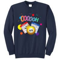 Drag Queen Bingo Funny Oooooh 69 Bingo Fan Lgbt Bingo Ball Sweatshirt