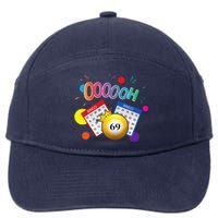 Drag Queen Bingo Funny Oooooh 69 Bingo Fan Lgbt Bingo Ball 7-Panel Snapback Hat