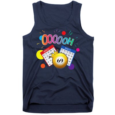 Drag Queen Bingo Funny Oooooh 69 Bingo Fan Lgbt Bingo Ball Tank Top