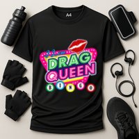 Drag Queen Bingo Funny I Love Drag Queen Bingo Fan Lgbt Cooling Performance Crew T-Shirt