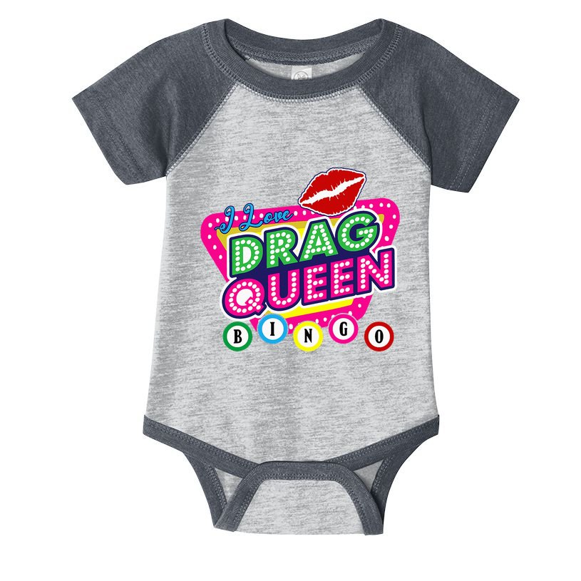 Drag Queen Bingo Funny I Love Drag Queen Bingo Fan Lgbt Infant Baby Jersey Bodysuit