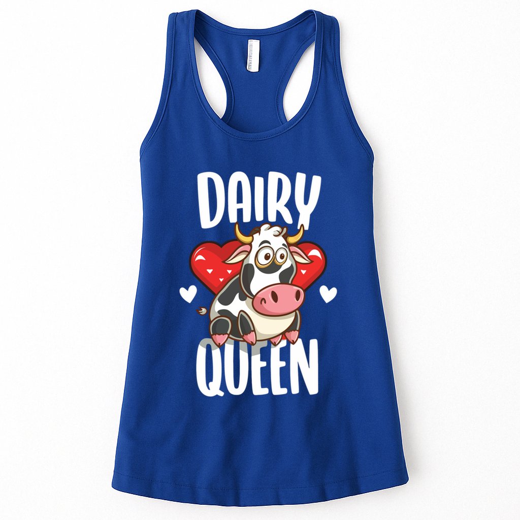 Dairy Queen Cow Farmer Gift Womens Tank Top