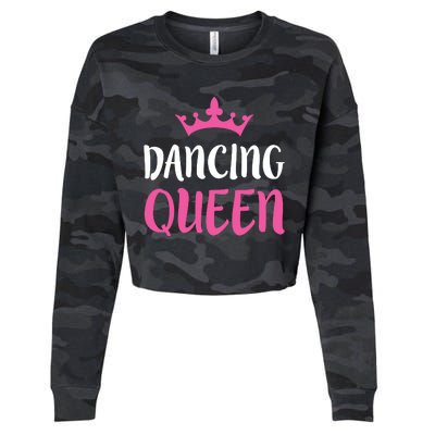 Dancing Queen Dance Lover Gift Cropped Pullover Crew