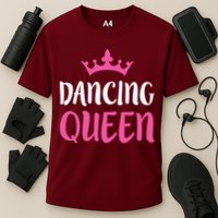 Dancing Queen Dance Lover Gift Cooling Performance Crew T-Shirt