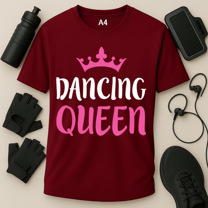 Dancing Queen Dance Lover Gift Cooling Performance Crew T-Shirt