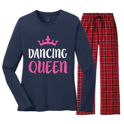 Dancing Queen Dance Lover Gift Women's Long Sleeve Flannel Pajama Set 