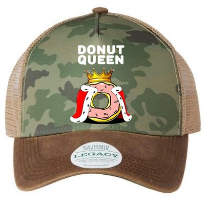 Donut Queen Doughnuts Funny Donut Lover Cute Donut Legacy Tie Dye Trucker Hat