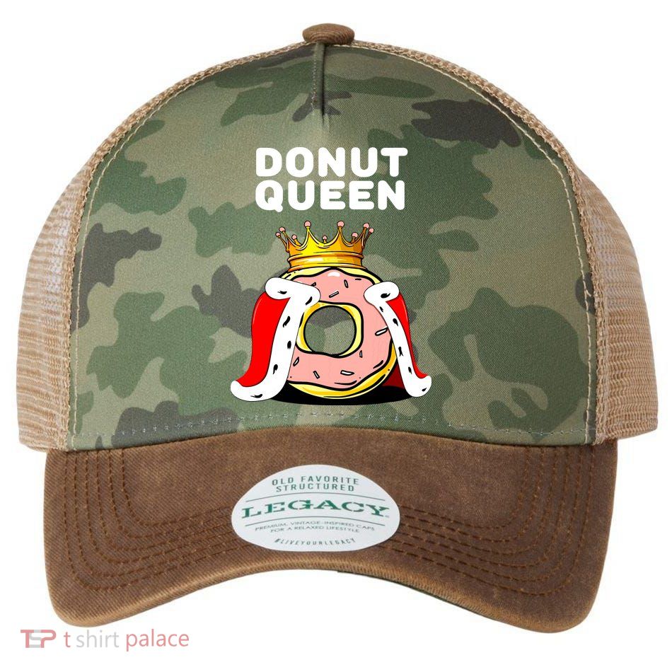 Donut Queen Doughnuts Funny Donut Lover Cute Donut Legacy Tie Dye Trucker Hat
