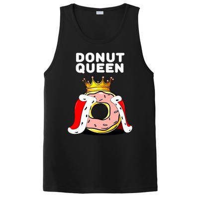 Donut Queen Doughnuts Funny Donut Lover Cute Donut PosiCharge Competitor Tank