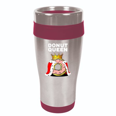 Donut Queen Doughnuts Funny Donut Lover Cute Donut 16oz Travel Tumbler