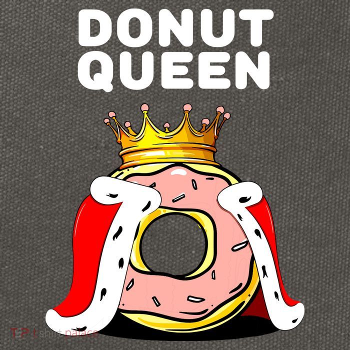 Donut Queen Doughnuts Funny Donut Lover Cute Donut Cotton Canvas Backpack