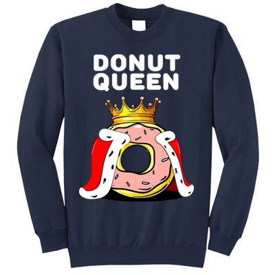 Donut Queen Doughnuts Funny Donut Lover Cute Donut Sweatshirt
