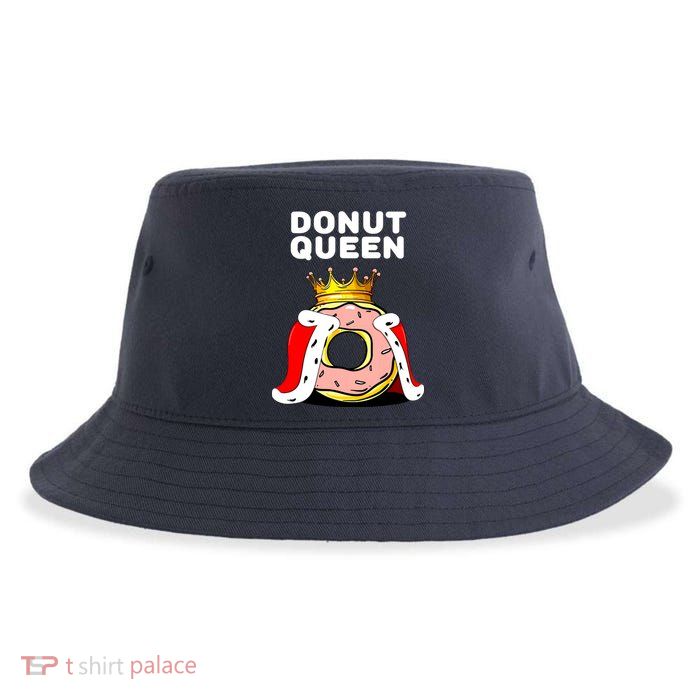 Donut Queen Doughnuts Funny Donut Lover Cute Donut Sustainable Bucket Hat
