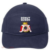 Donut Queen Doughnuts Funny Donut Lover Cute Donut 7-Panel Snapback Hat
