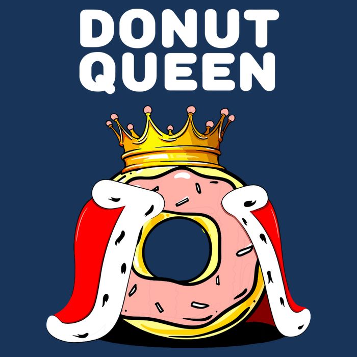 Donut Queen Doughnuts Funny Donut Lover Cute Donut 16 in Basic Backpack
