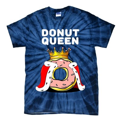 Donut Queen Doughnuts Funny Donut Lover Cute Donut Tie-Dye T-Shirt