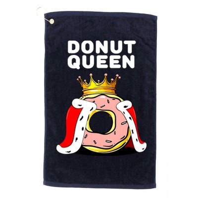 Donut Queen Doughnuts Funny Donut Lover Cute Donut Golf Towel