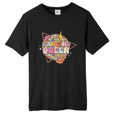 Disco Queen Dance Mom Dancing Queen Vintage Dancing 70s Tall Fusion ChromaSoft Performance T-Shirt