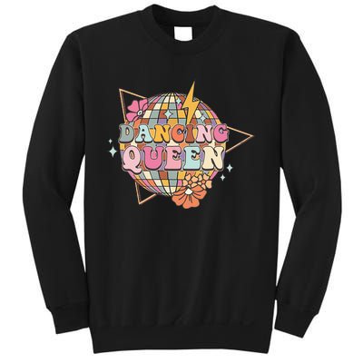 Disco Queen Dance Mom Dancing Queen Vintage Dancing 70s Sweatshirt