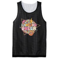 Disco Queen Dance Mom Dancing Queen Vintage Dancing 70s Mesh Reversible Basketball Jersey Tank