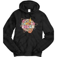 Disco Queen Dance Mom Dancing Queen Vintage Dancing 70s Tie Dye Hoodie