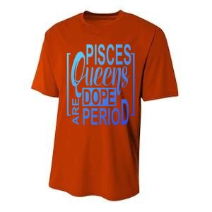 Dope Queen Decor Graphic Pisces Astrology Zodiac Gift Performance Sprint T-Shirt