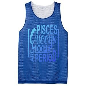 Dope Queen Decor Graphic Pisces Astrology Zodiac Gift Mesh Reversible Basketball Jersey Tank