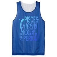 Dope Queen Decor Graphic Pisces Astrology Zodiac Gift Mesh Reversible Basketball Jersey Tank