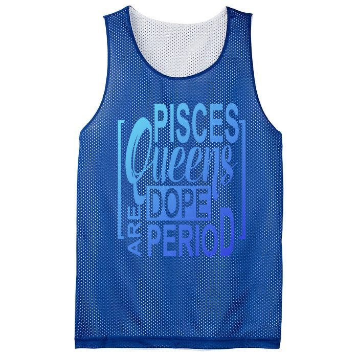 Dope Queen Decor Graphic Pisces Astrology Zodiac Gift Mesh Reversible Basketball Jersey Tank