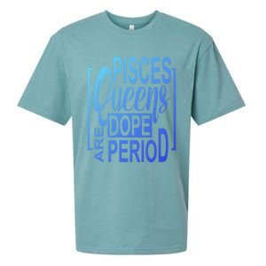 Dope Queen Decor Graphic Pisces Astrology Zodiac Gift Sueded Cloud Jersey T-Shirt