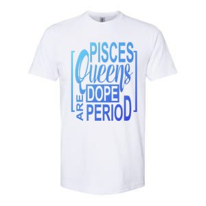 Dope Queen Decor Graphic Pisces Astrology Zodiac Gift Softstyle CVC T-Shirt