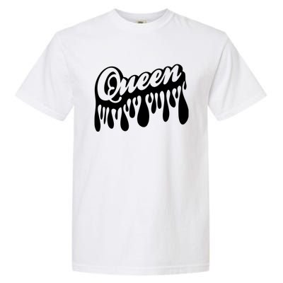 Drip Queen Dripping Black Woman Garment-Dyed Heavyweight T-Shirt