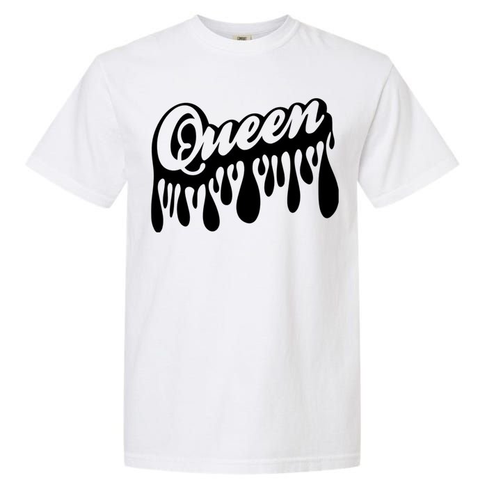 Drip Queen Dripping Black Woman Garment-Dyed Heavyweight T-Shirt