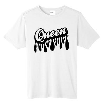 Drip Queen Dripping Black Woman Tall Fusion ChromaSoft Performance T-Shirt