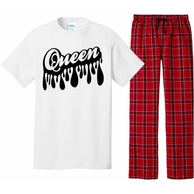 Drip Queen Dripping Black Woman Pajama Set