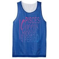 Dope Queen Decor Graphic Pisces Astrology Zodiac Gift Mesh Reversible Basketball Jersey Tank