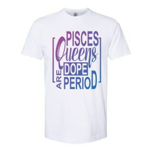 Dope Queen Decor Graphic Pisces Astrology Zodiac Gift Softstyle CVC T-Shirt