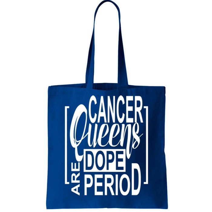 Dope Queen Decor Graphic Black Cancer Astrology Zodiac Gift Tote Bag