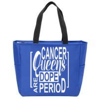 Dope Queen Decor Graphic Black Cancer Astrology Zodiac Gift Zip Tote Bag