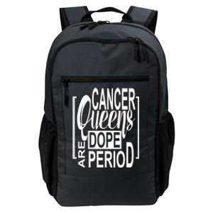 Dope Queen Decor Graphic Black Cancer Astrology Zodiac Gift Daily Commute Backpack