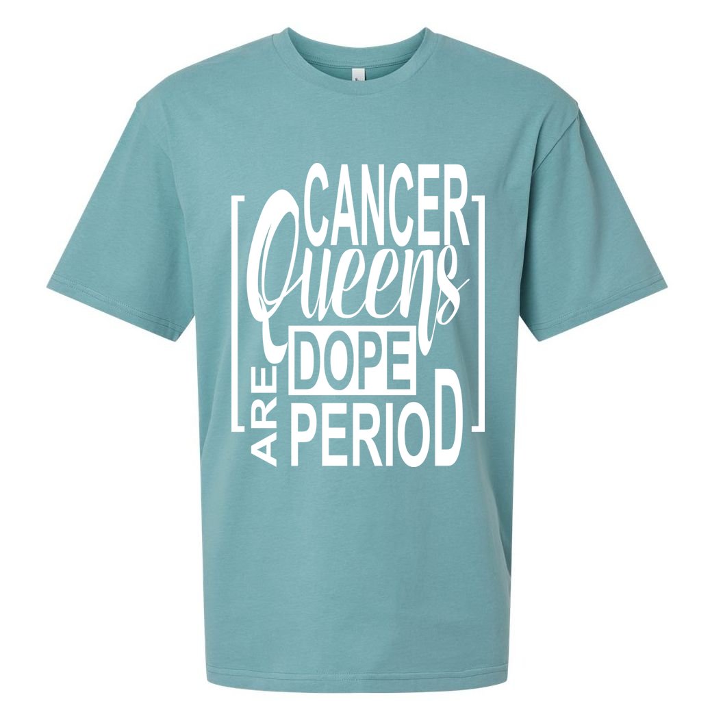 Dope Queen Decor Graphic Black Cancer Astrology Zodiac Gift Sueded Cloud Jersey T-Shirt
