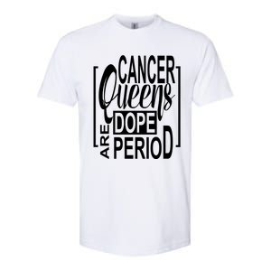 Dope Queen Decor Graphic Black Cancer Astrology Zodiac Gift Softstyle CVC T-Shirt