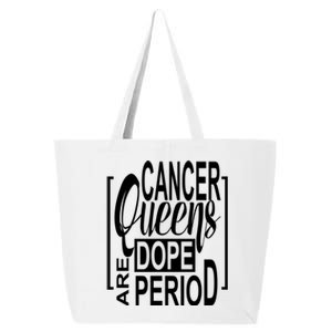 Dope Queen Decor Graphic Black Cancer Astrology Zodiac Gift 25L Jumbo Tote