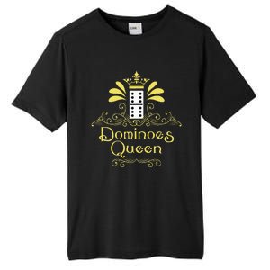 Dominoes Queen Domino Player Dominoes Lover Tile Game Tall Fusion ChromaSoft Performance T-Shirt