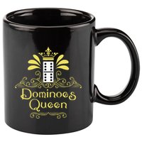 Dominoes Queen Domino Player Dominoes Lover Tile Game 11oz C Handle Ceramic Mug