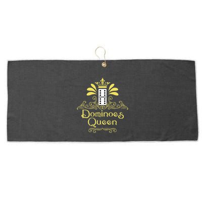 Dominoes Queen Domino Player Dominoes Lover Tile Game Large Microfiber Waffle Golf Towel